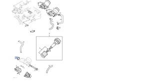 Uszczelka obudowa filtra oleju do bloku Opel 1,7 diesel
