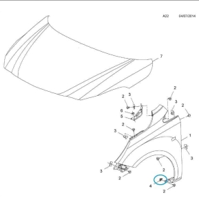Nakrętka zaciskowa 13154960