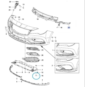 Śruba sześciokątna z podkładką 4.2x20 Opel Astra