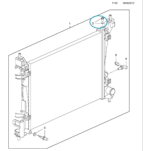 korek spustowy chłodnicy