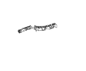 ślizg prawy zderzaka tylnego Opel Astra H