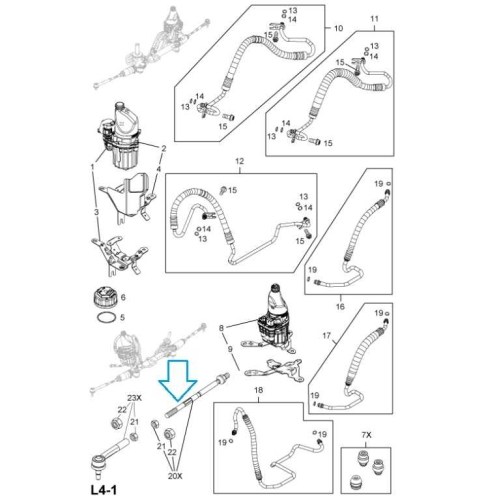 Zestaw naprawczy drążka kierowniczego