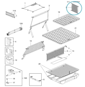 Siatka bagażowa przedziału ładunkowego