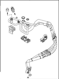 Przewód chłodziwa klimatyzacji Opel