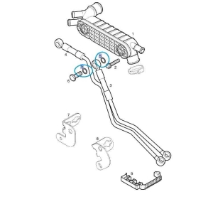 Uszczelka pierścieniowa chłodnicy oleju