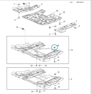 Nakrętka zaciskowa osłony silnika 