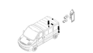 Lampa dolna tylna prawa Opel Vivaro A