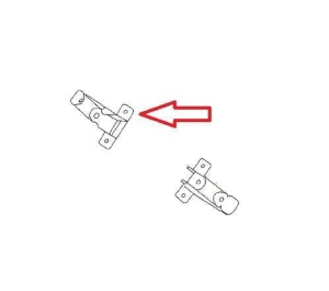 Wspornik prawy błotnika przedniego Opel Vivaro A