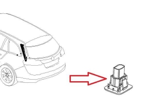 Przełącznik zamykania  klapy bagażnika Opel Insignia A kombi