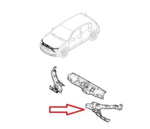 Okular lewy Opel Astra H