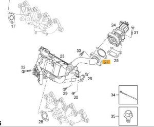 Uszczelka zawóru egr