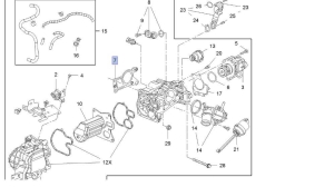 Uszczelka zaworu egr Opel Insignia, Astra J, Zafira C