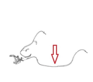 Linka lewa hamulca ręcznęgo Opel Astra J