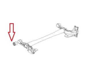 Tuleja tłumiąca belki tylnej Opel Astra J