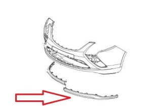 Spoiler dolny lewy zderzaka przedniego Opel Zafira C