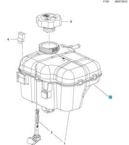 Zbiornik wody Opel Astra J
