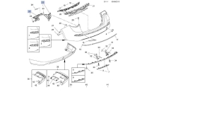 ślizg zderza tył Opel Astra J kombi po litfingu