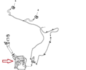 Zbiornik spryskiwacza Opel Adam