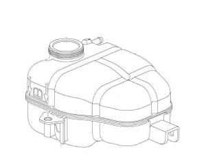 Zbiornik płyny chłodzacego Opel Meriva b 