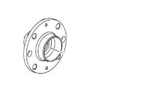 Piasta przednia Corsa E