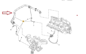 Przewód wentylacji Opel Astra 