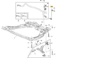 łącznik stabilizatora Opel Karl