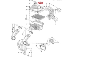 Przepływomierz powietrza Opel Karl