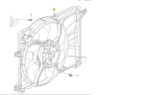 Wentylator z obudową Opel Karl