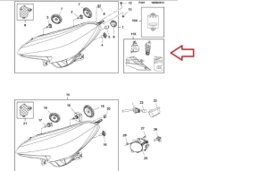Zestaw naprawczy reflektora Opel Corsa E