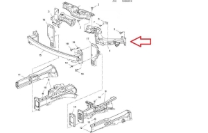 Okular przedni lewy Opel Corsa E