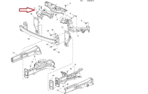 Okular przedni prawy Opel Corsa E