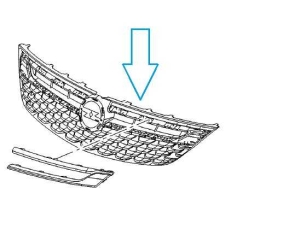 Kratka chłodnicy Astra K 