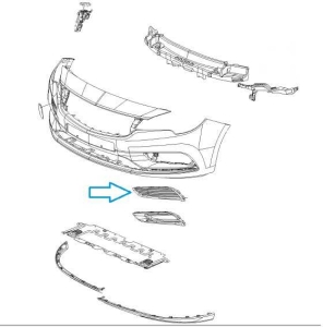 Kratka halogenu Astra K 