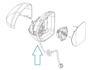 Lusterko boczne zewnętrzne Astra K