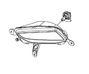 Lampa przeciwmgielna przód Astra K