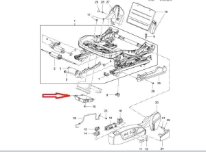 Regulator pamięci fotela Opel Insignia