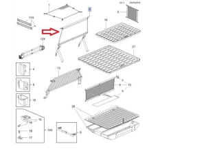 Siatka odgradzająca przedział bagażowy Opel Astra v kombi