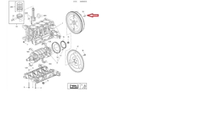 śruby koła zamachowego dwumasowego Opel 1,4 turbo