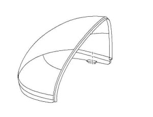 Obudowa lusterka zewn. Meriva b