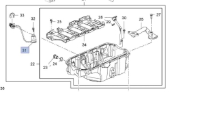 Czujnik poziomu oleju Opel Insignia, Astra J, Zafira C 2,0 diesel