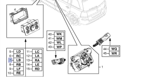 Przełącznik oświetlenia Opel Zafira B