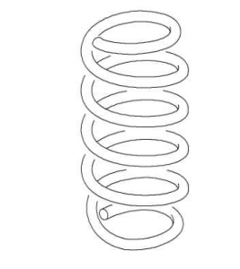 Komplet przednich sprężyn zawieszenia Opel