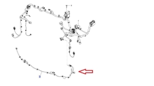 Wiązka czujników parkowania przód Opel Mokka