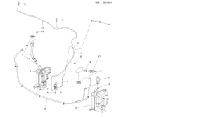 Zaślepka dyszy spryskiwacza Opel Mokka