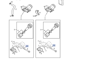 Uszczelka obudowy filtra oleju 1,7
