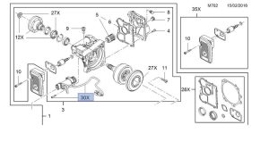 Pompa olejowa mechanizmu różnicowego Opel Insignia A