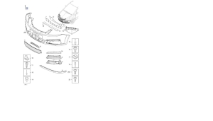 Zaślepka ucho holownicze Opel Zafira B przód