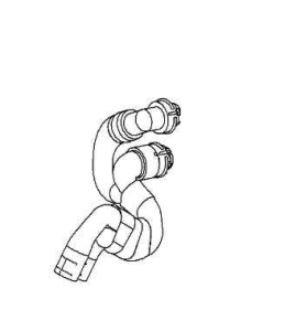 Węże nagrzewnicy Opel Astra H