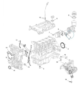 Uszczelnienie obudowy filtra oleju
