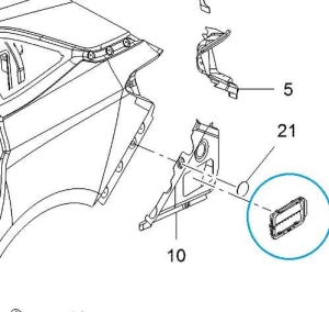 Kratka wentylacyjna Astra K kombi